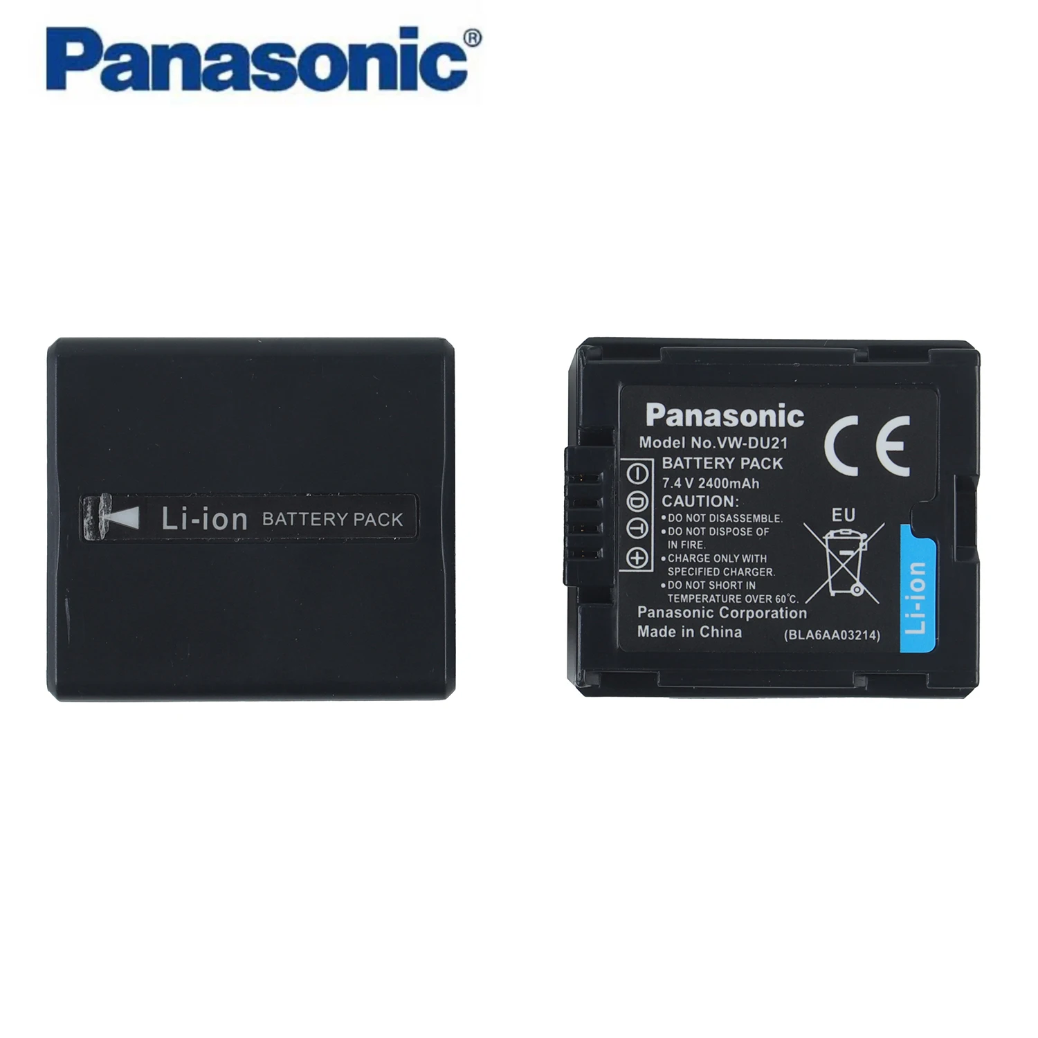 Panasonic Original Battery VW-DU21 For NV-GS330 GS408 GS500 GS508 MX500 PV-GS90 GS120 GS150 GS180 GS320 GS400 CGA-DU21 CGA DU21