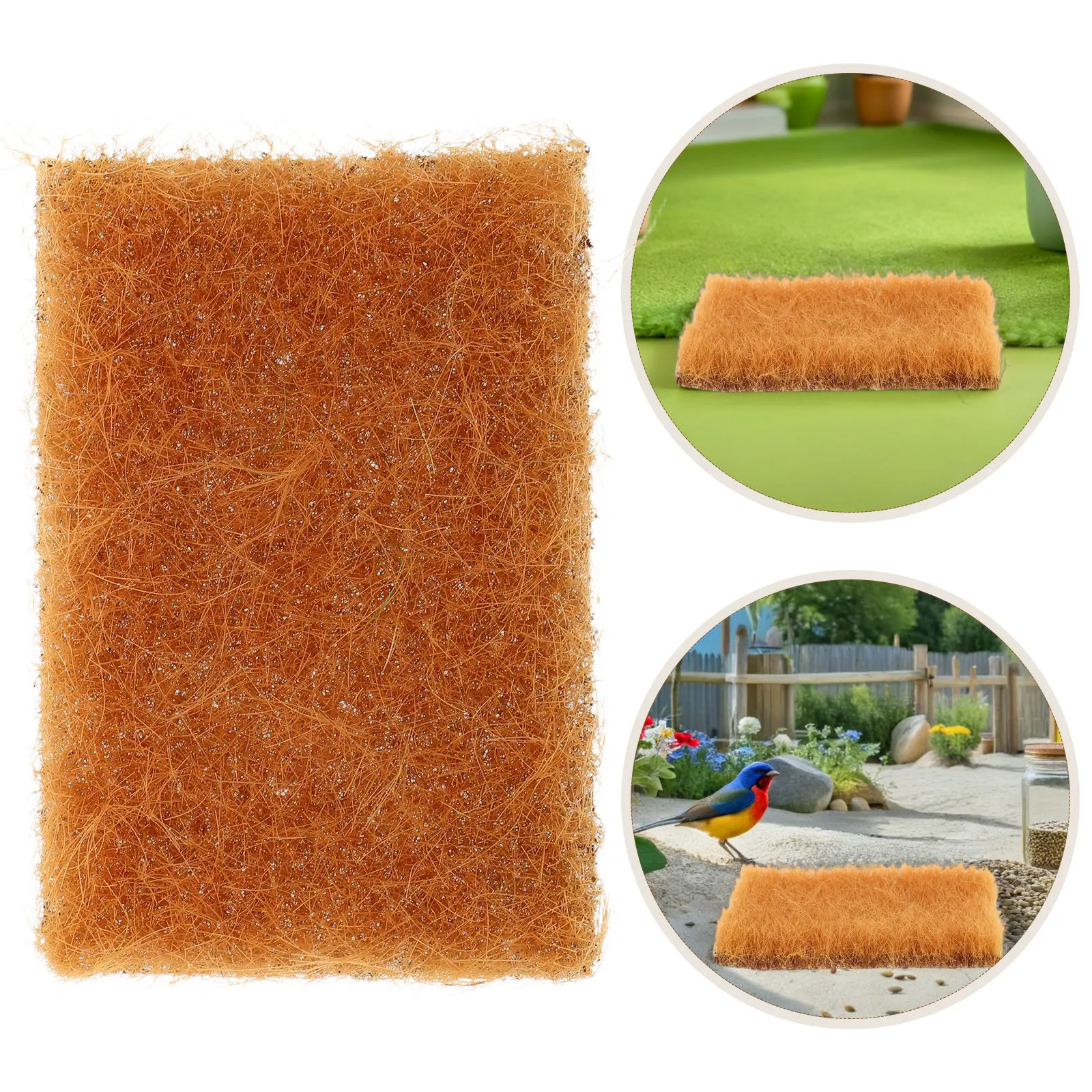 Mini Artificial Grass Clusters Natural Simulation for Train Layouts Miniature Static Turf for DIY Railway Scenery Landscape