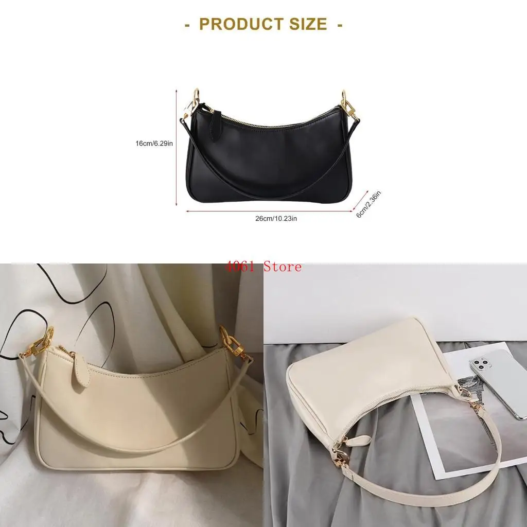 

Fashionable Crossbody Bag and Shoulder Purse PU Underarm Purse for Everyday Use