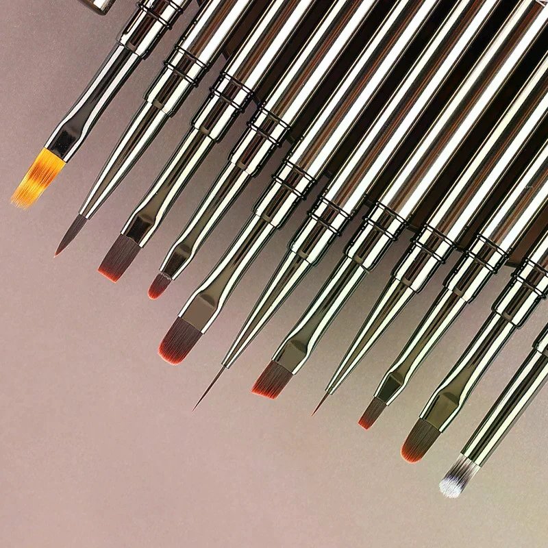 /JCS/Nail Art Brush Liner Brush Stripe Pattern Painting Brush UV Gel Extension Drawing Carving Pen DIY Manicure Tool 1PCS