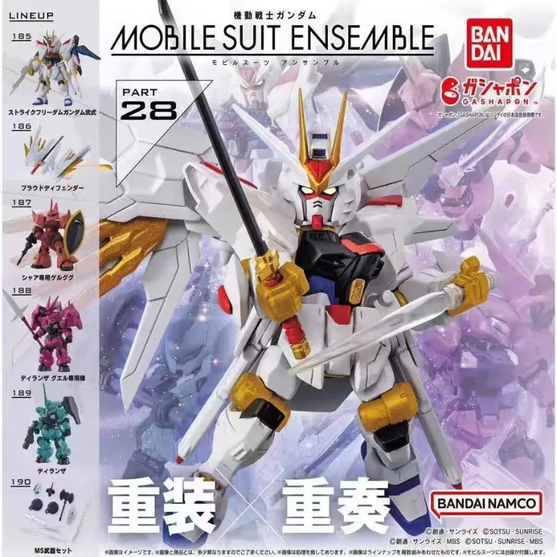 Bandai Original Mobile Suit Gundam: the Witch from Mercury Seed Gashapon Mobile Suit Ensemble MSE 28 Anime Figure Model Toy Gift