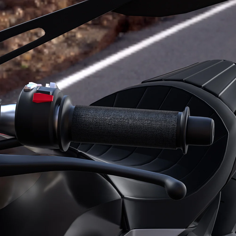 

1Set Motorcycle Heated Grip Covers Electric Handlebar Adjustable Temperature Anti-Slip Durable Motorbike Heating Grips Accessory