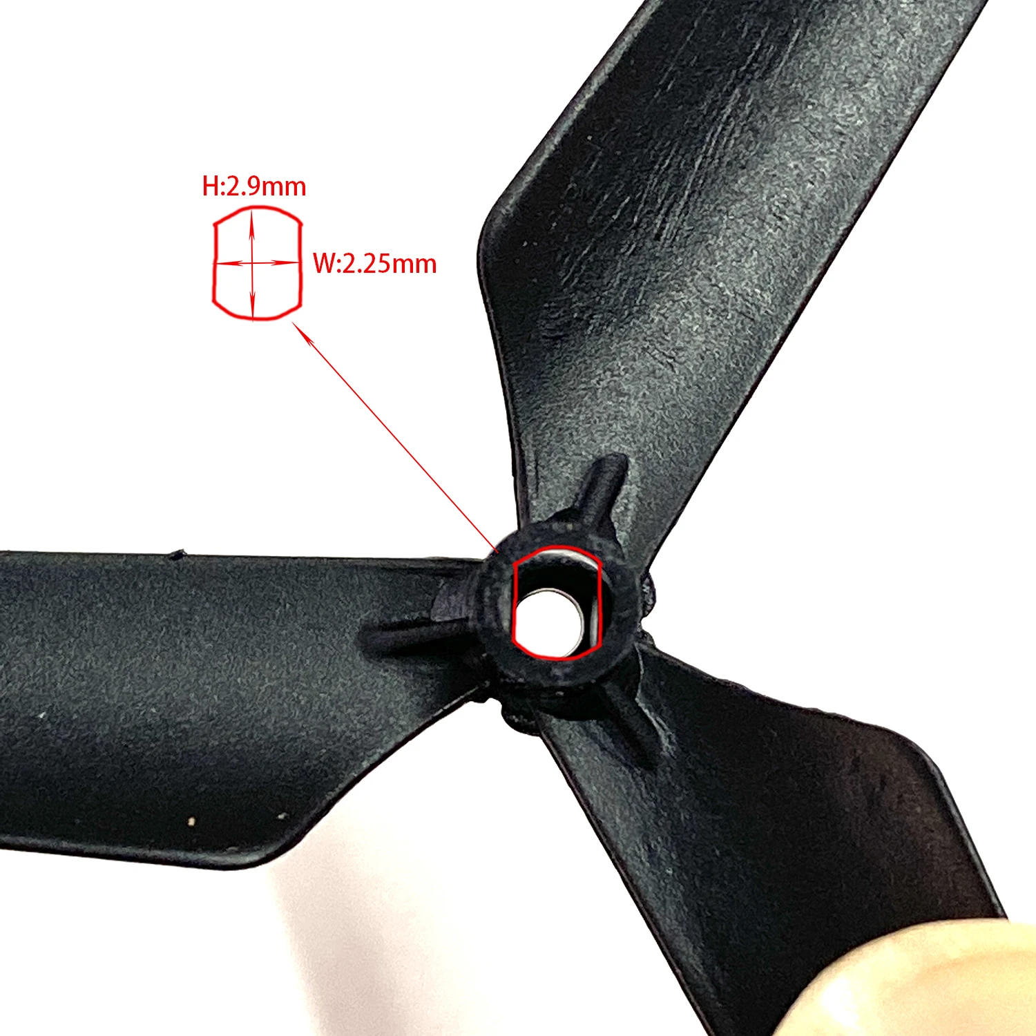 Piankowy szybowiec Samolot Tri-Blade 3-łopatkowe rekwizyty Śmigła A B Zdalnie sterowany samolot RC Myśliwiec EPP RC Drone Helicopter Części