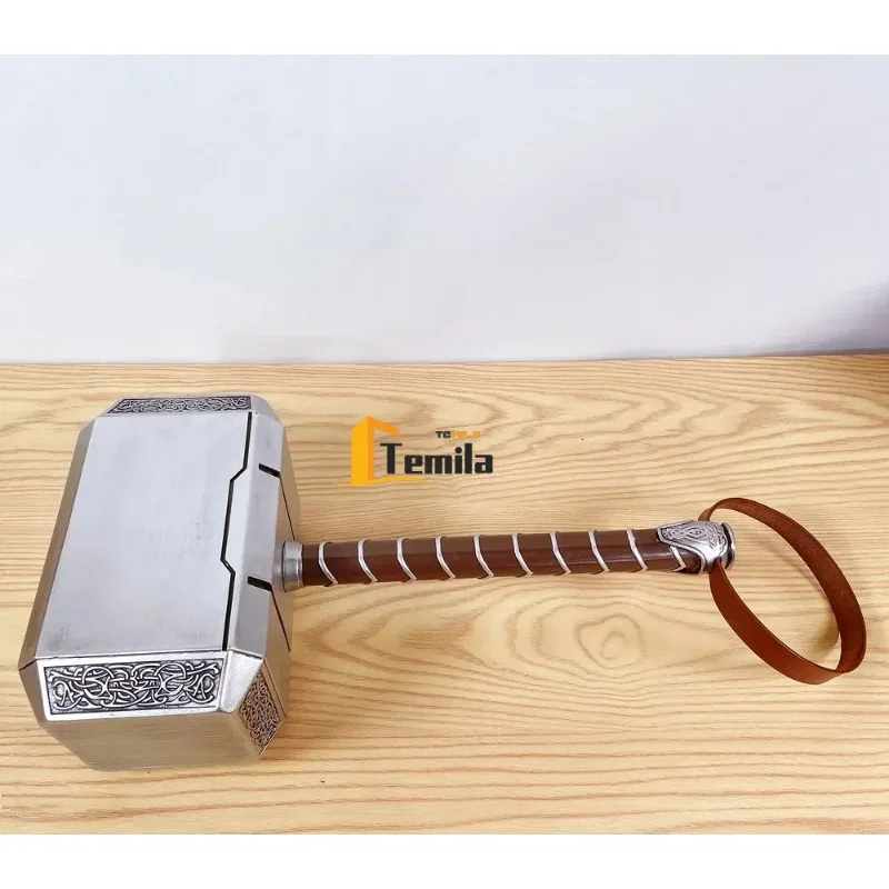 44cm 1/1 Superhero Costume Props Thor Hammer Resin Pendant Cosplay Prop Party Stage Performance Prop Movie Peripherals