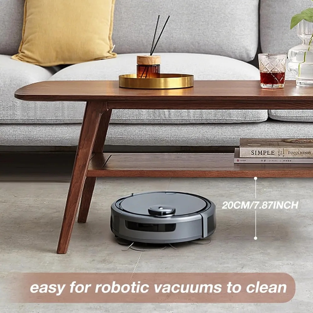 Rustic Farmhouse Style Oak Coffee Table with Storage and 2-Tier Shelf for Living Room