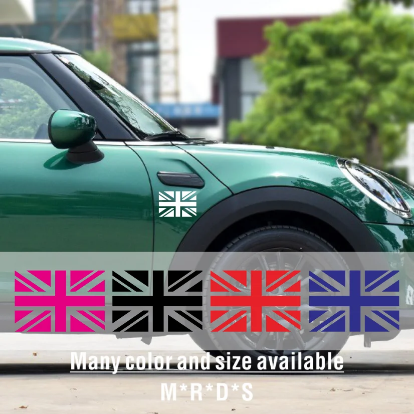 Car Side Fender Wing Window Bumper Trunk Union Jack Flag Decal For MINI Cooper R50 R52 R53 R55 R56 R57 F55 F56 F57 R60 R61 F60