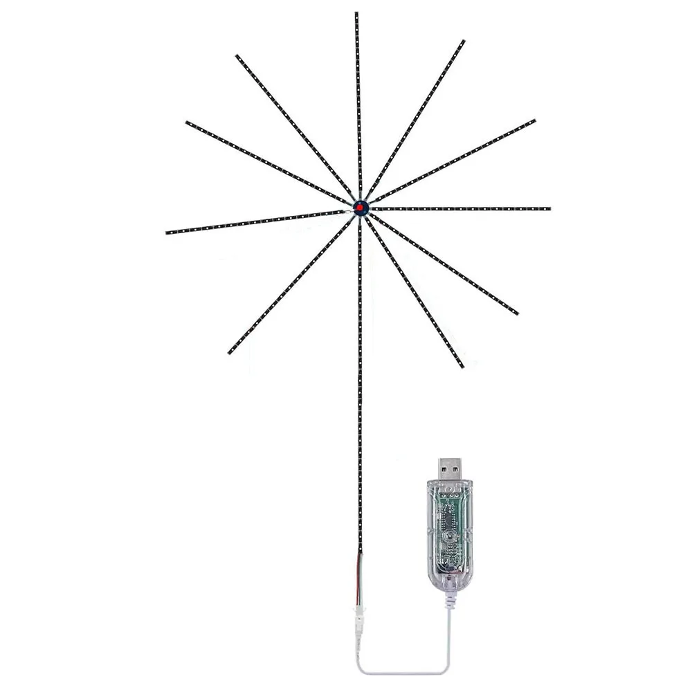 

Music Sound Sync Firework Lights LED Strip Bluetooth APP Control Remote Control Smart Firework Lights RGB Color Waterproof