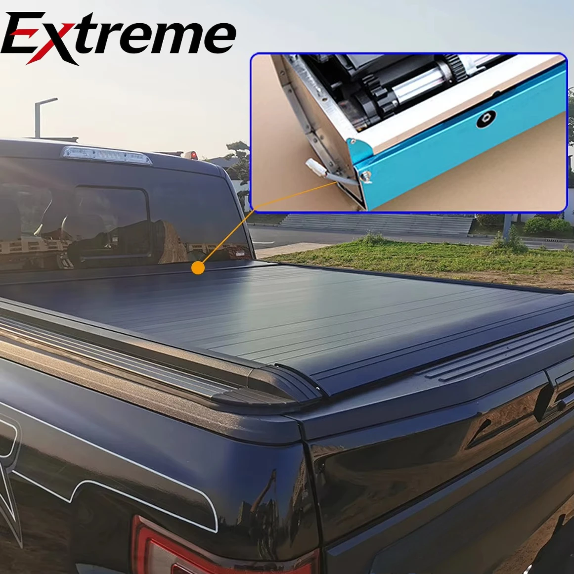 Aluminum Alloy Retractable Tonneau Cover Hard Roll for Chevrolet Silverado 1500 GMC Sierra Cannon GWM Raptor Pickup Bed F150