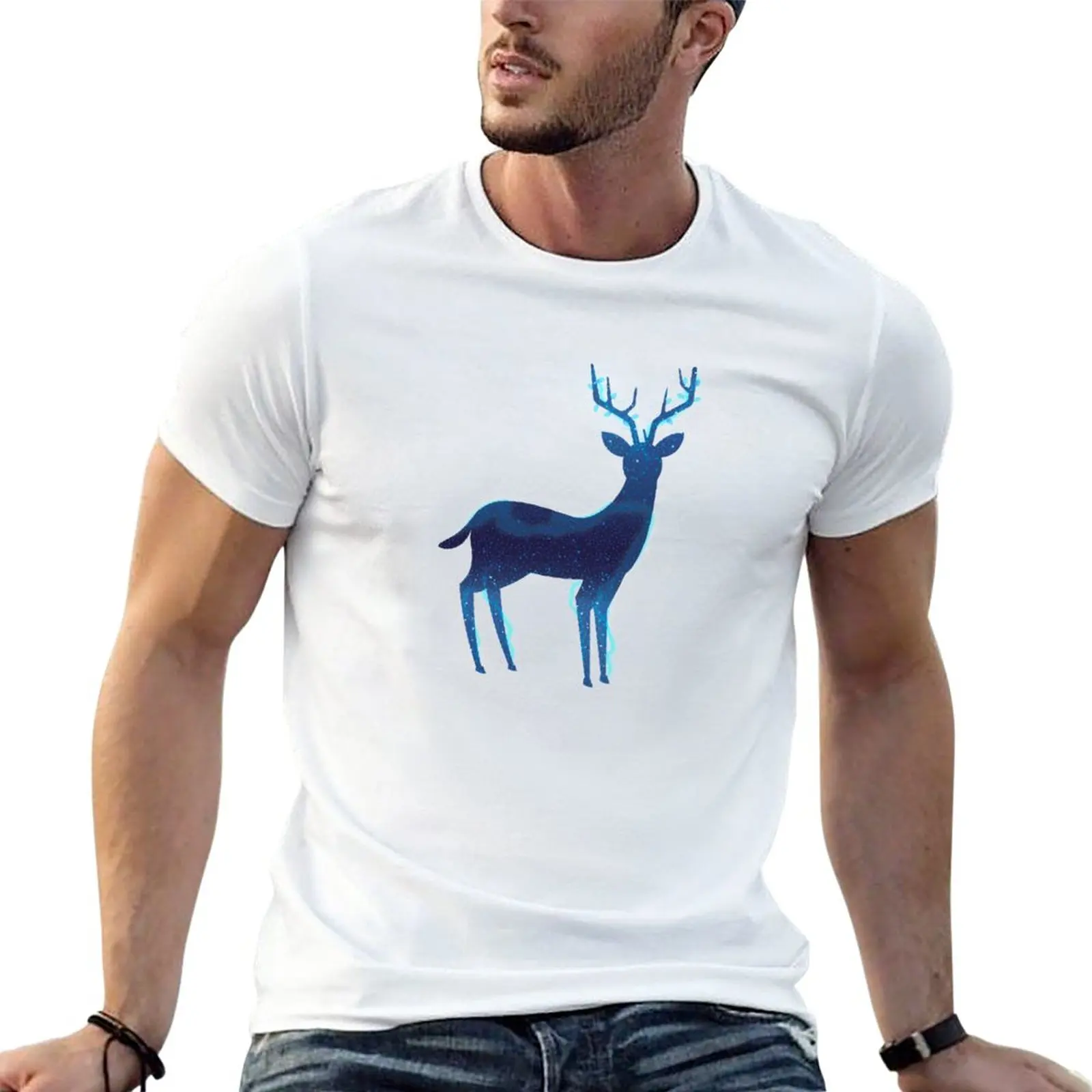 New Expecto Patronum Christmas Deer T-Shirt custom t shirts design your own Oversized t-shirt mens tall t shirts