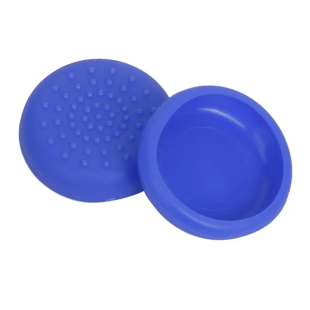 Blue Joystick Grips for PS4 Controller Thumbstick Covers Replacement Pair Dust Proof