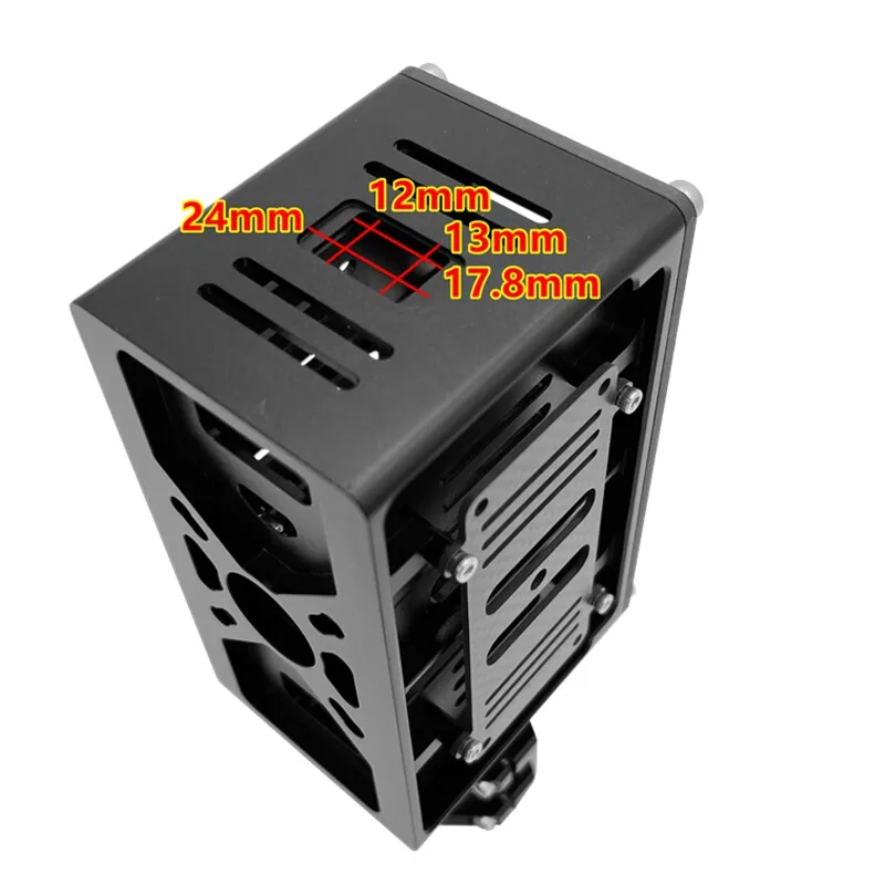 XAERO D40 40mm X8 Dual Motor ESC Halterung Aluminium-Klemme für Carbonrohr Schwerlastdrohne – Detail 9