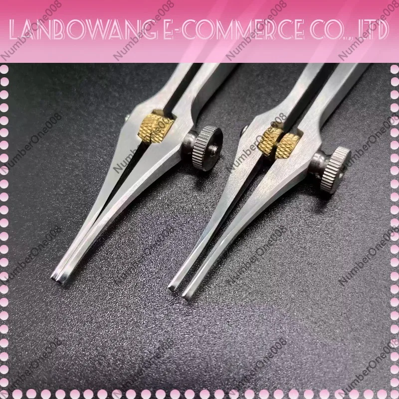 French Style Leather Stitching Chisel, Manual Punching Tool Set for Leather Craft Diamond Hole Punch Sewing Awl Kit 4 Prong