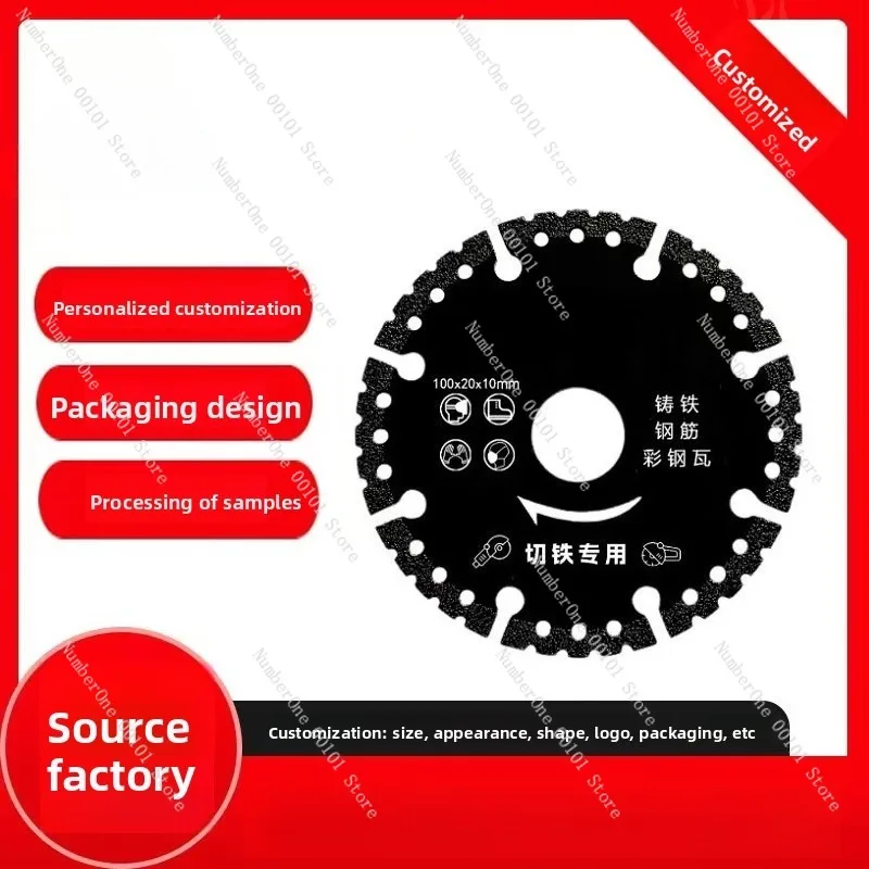 Brazed Diamond Cutting Disc for Angle Grinder Stainless Steel Metal Alloy
