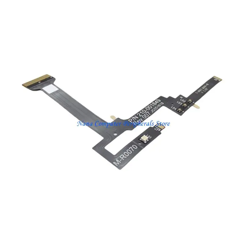 F68C Mouse Side Motherboards Circuit Board Cable for GProWireless Mouse Flexible Flat Cable with MicroSwitches