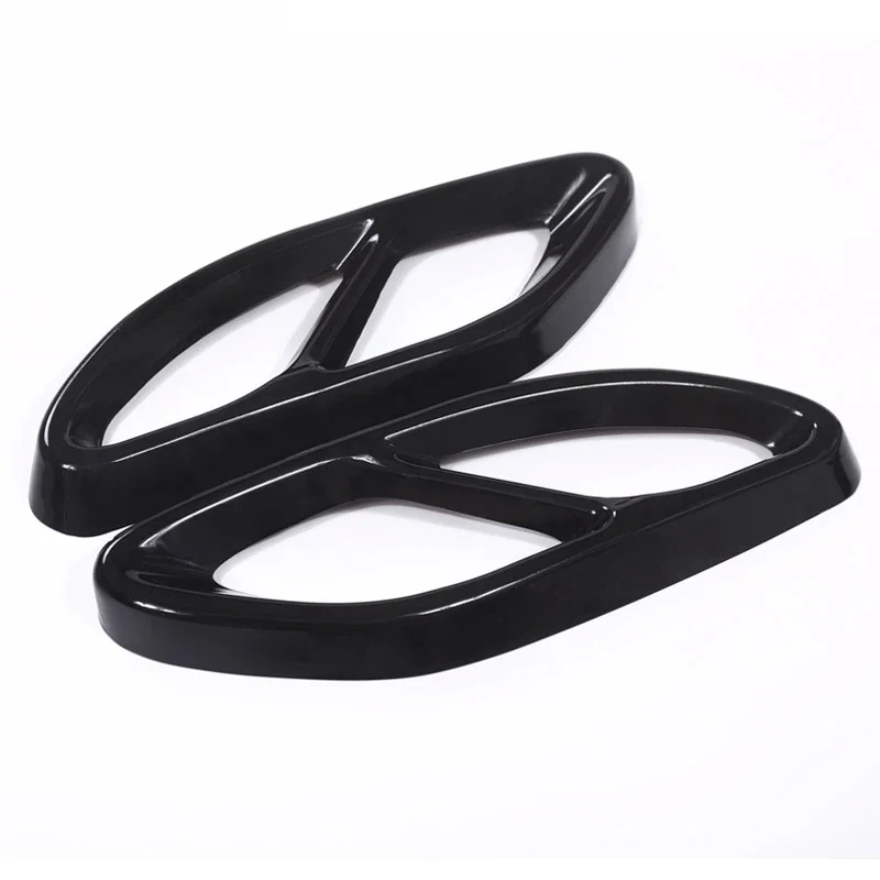 

For Mercedes Benz GLC A B C E Class X253 W205 W213 W176 W177 W246 W247 2016-2019 Car Accessories Car Exhaust Pipe Cover Trim
