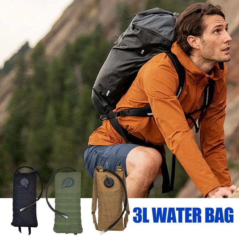 3L Water Bladder for Hydration Backpack Large Capacity Water Bag Reservoir For Running Cycling Hydration Water Storage Bag