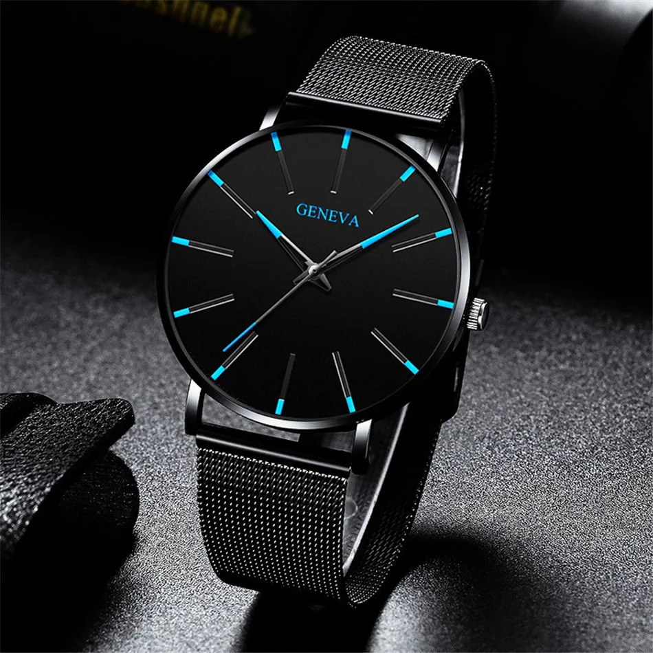 1-piece men's quartz watch with a business sports style,  Valentine's Day, and New Year gifts