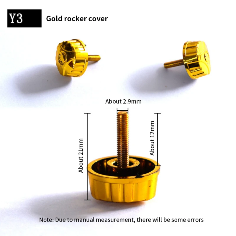 1 قطعة مقبض بكرة الصيد قبضة مسامير الجوز 7 اللون الروك الذراع المسمار معالجة الملحقات جزء غطاء جوانات الصيد اكسسوارات