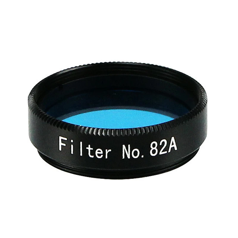 Agnicy Nighthawk Series 1.25 Inches 31.7mm NO.82A with Optical Glass M28*0.6mm Blue Color Telescope Blue Nebula Filter