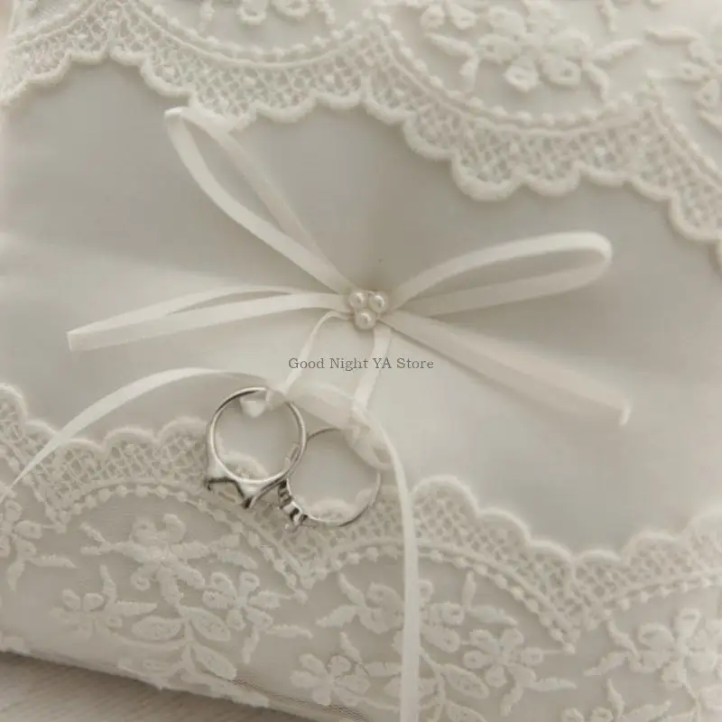  Vintage Styles Wedding Pillow with Bows Decoration Elegant Romantics Pillow