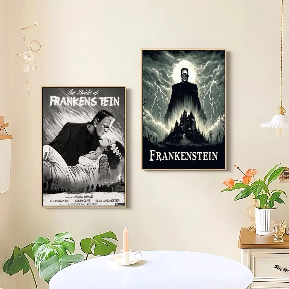 Frankenstein Poster HD art sticky wall waterproof home living room bedroom bar aesthetic decoration