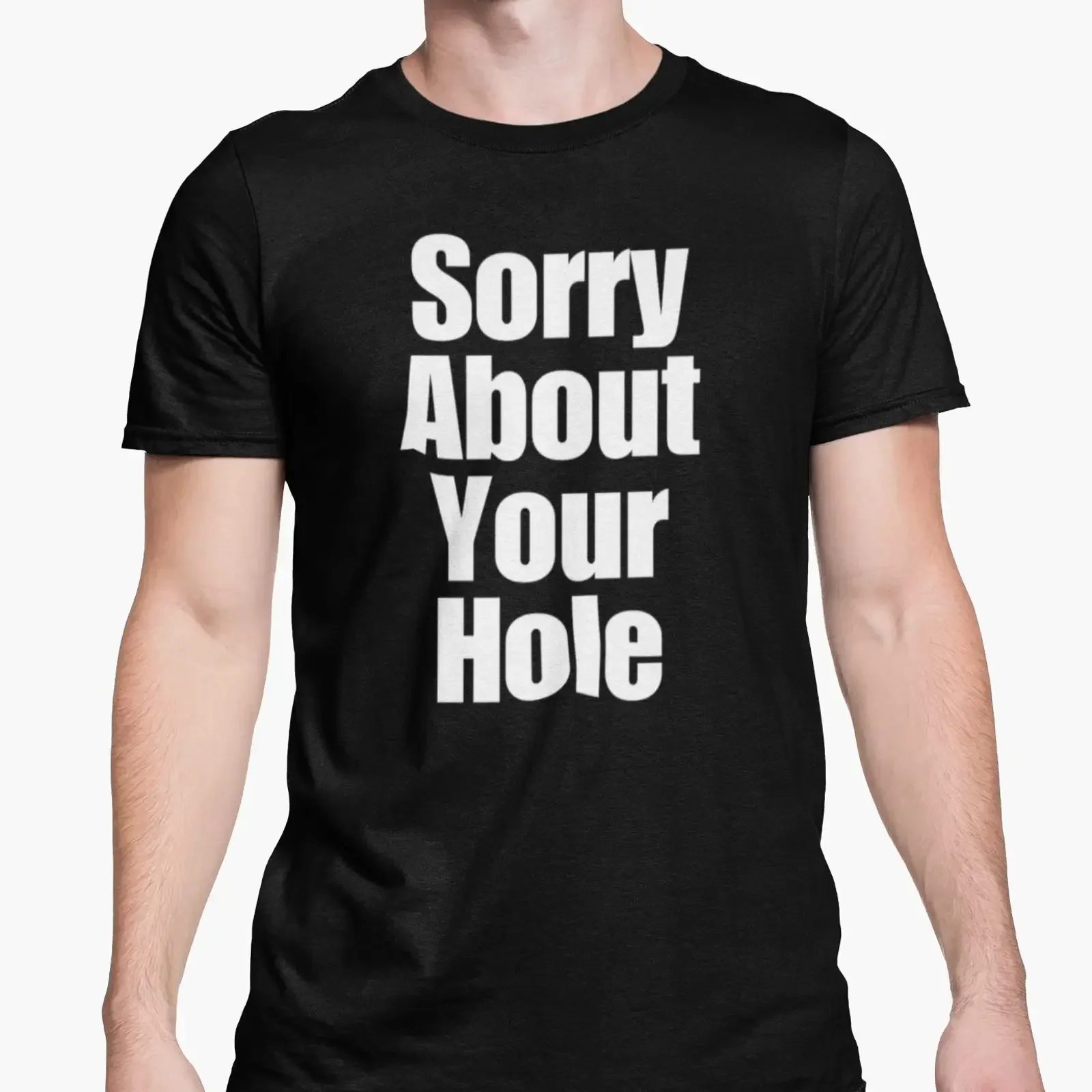 T Shirt unhöflich Sex Witz lustig Gay Pride Top offensiv Geschenk Sorry About Your Hole vintage Washed Soft Unisex Stylish
