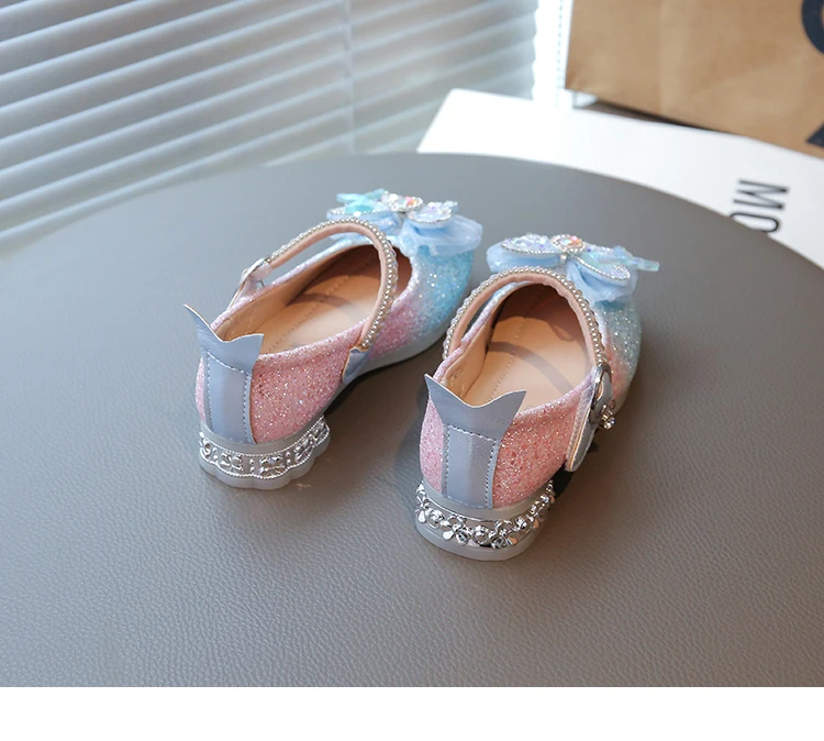 2026 Fashion Elegant Soft Sole Anti-slippery Versatile Dress Leather Shoe for Party Autumn New Children Princess Shoes for Girls