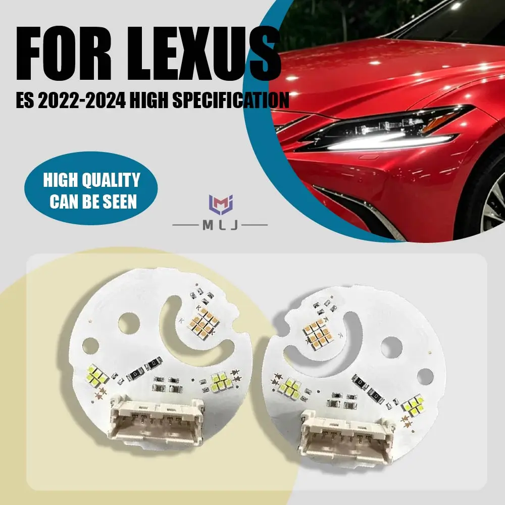 

Для Lexus ES 2022-2024: Высококачественная плата светодиодных ДХО с белым светом, чипы для фар, запасные части
