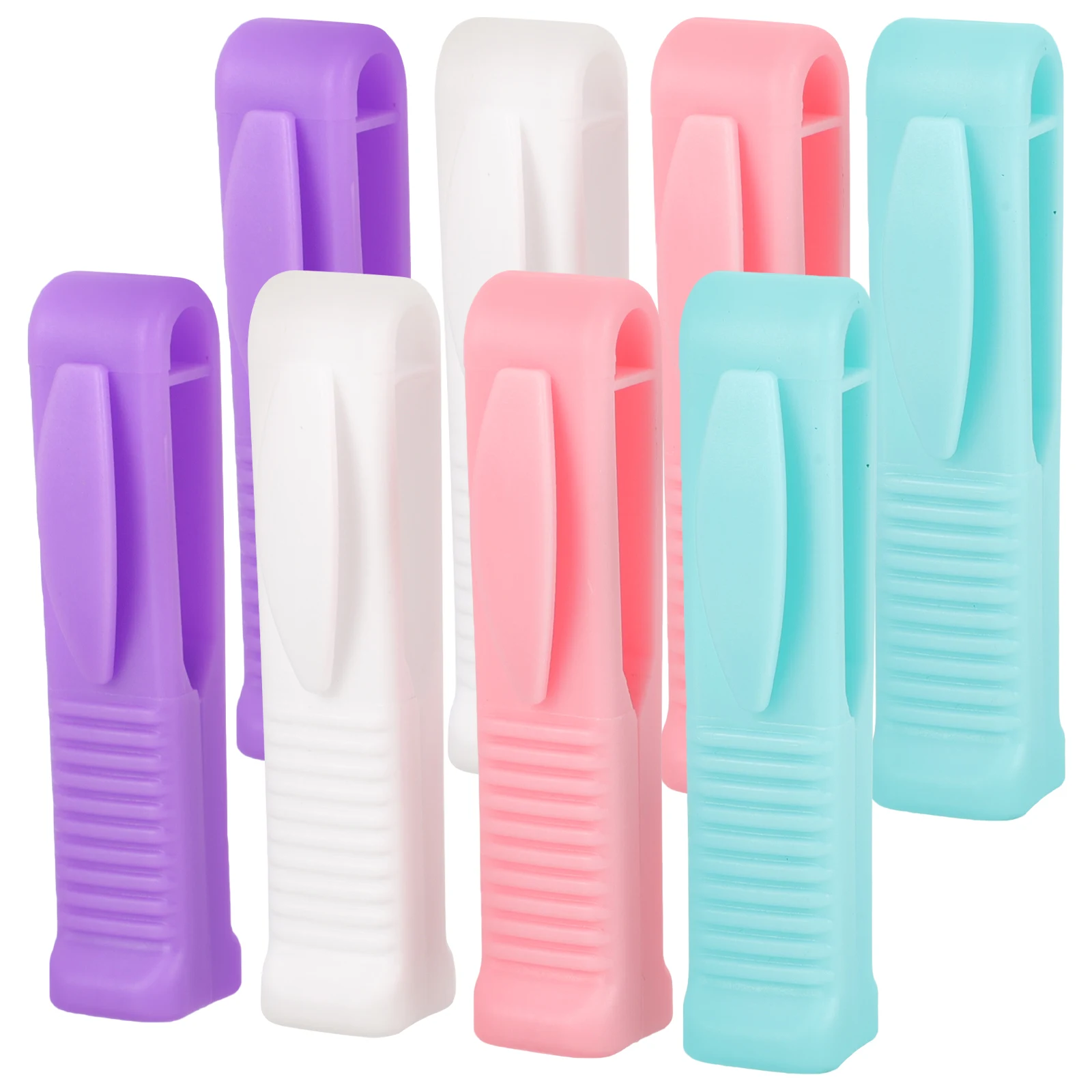

8 Pcs Ampoule Bottle Opener Helper White Dark Violet Green Beige Professional Vial Breaker Reusable Portable Hospital