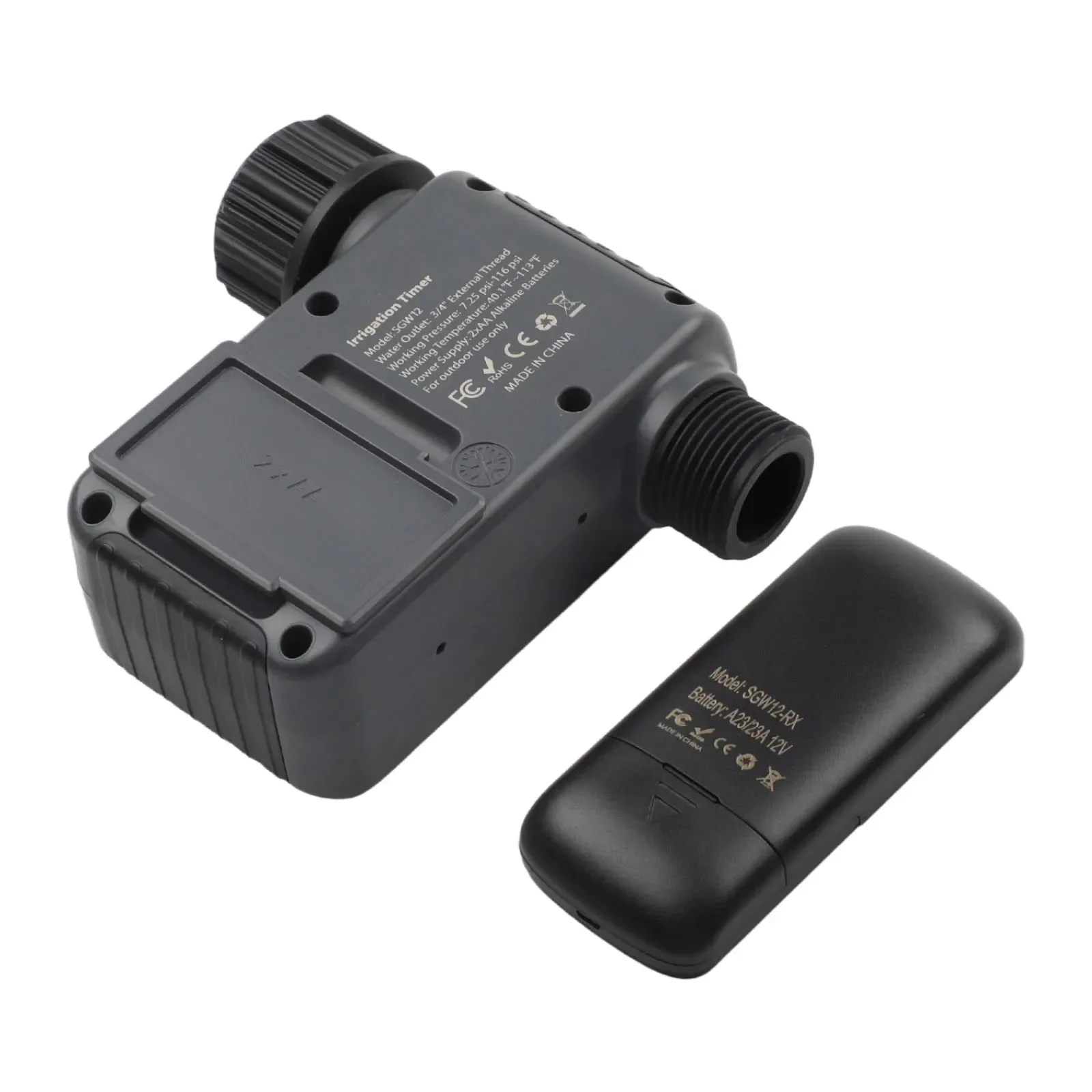 Outdoor Irrigation Management 106.8*115*43MM Remote Control Watering Infrared Remote Control Weather-resistant Design