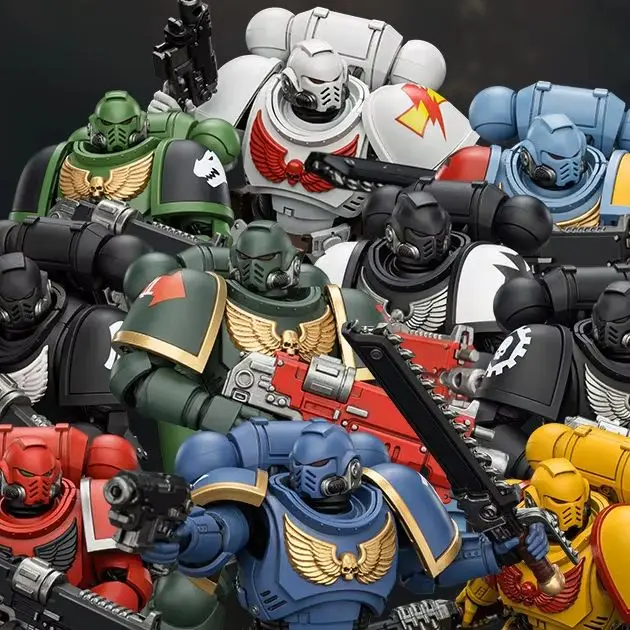 

【In Stock to sh】40K Ultramarines Blood Angels White Scars Salamanders Intercessor 10PCS 4.0 body 2026 latest model, color change
