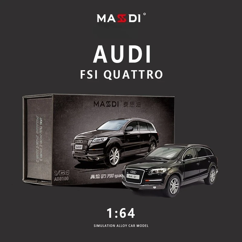 

Масштаб 1:64 Audi Q7 2008, модель внедорожника, игрушечный автомобиль из сплава, имитация коллекционного миниатюрного Voiture, подарок для мальчиков и девочек