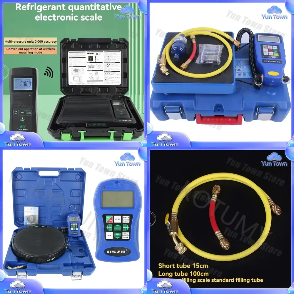 Refrigerant Electronic Scale for HVAC R22 R134a R410a R404a Refrigeration Air Conditioning Fluoride Scale Automatic