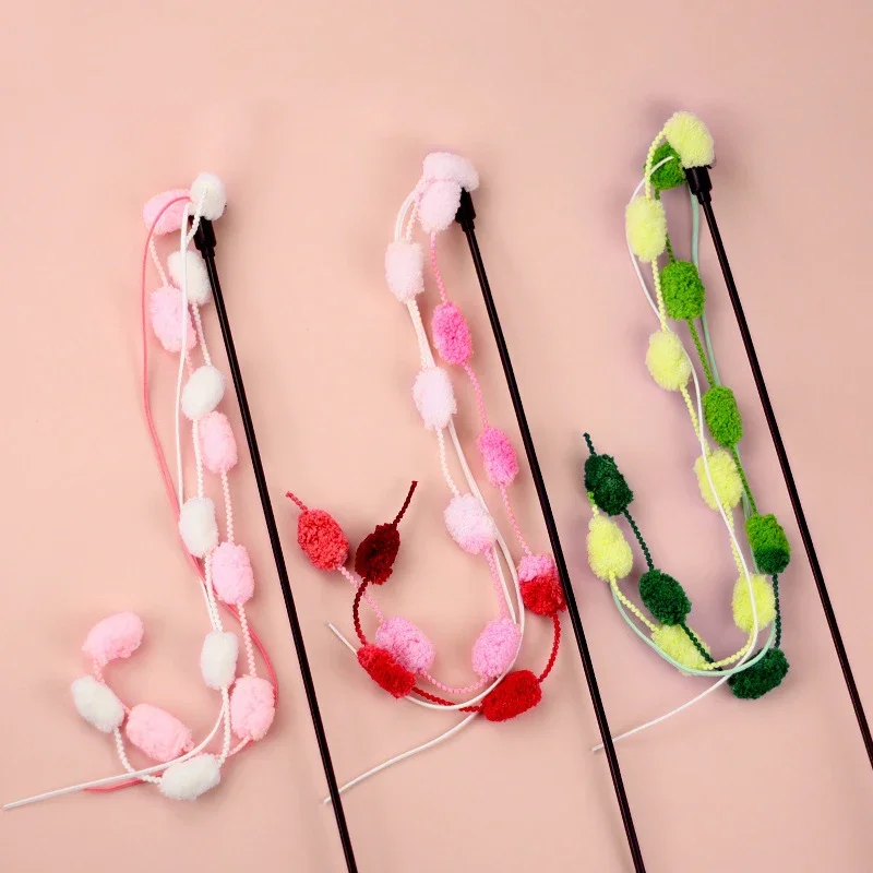 猫用のぬいぐるみ,インタラクティブなおもちゃ,ベルリボン,ペットアクセサリー,タッセル用品