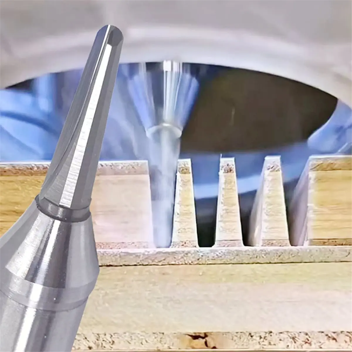 DT35BG Woodworking Milling Cutter Grooving Cutter V-Shaped Tool Arc-Shaped Slotter for Wood Bending Circular Groove Milling2pc