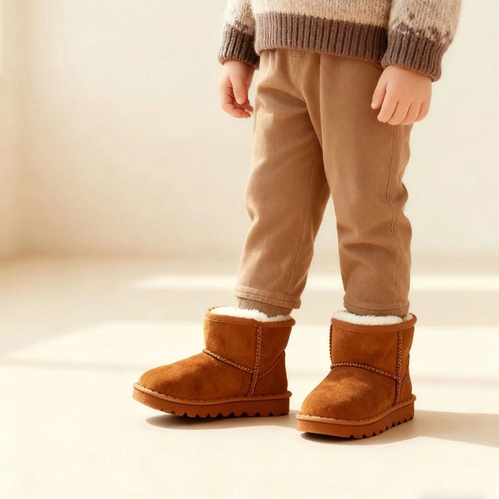 

Новинка 2023 года, детские зимние ботинки для детей от 2 до 10 лет, хлопковая обувь для мальчиков и девочек, утепленная и теплая детская плюшевая зимняя обувь