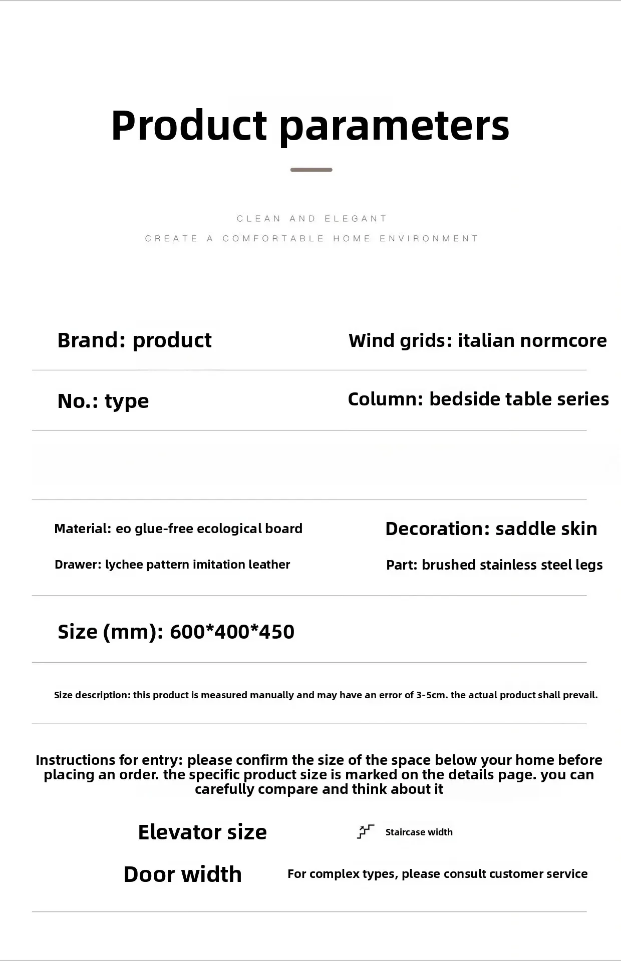 Table de chevet design minimaliste italien, selle ovale, meuble de chevet en cuir, acier inoxydable, léger, luxe, haut de gamme, bois massif c