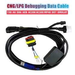 LPG/CNG Interface Cable for AC AEB ECU CNG/LPG Multi-function Debugging Data Line for Stag AC AEB D06 OMVL ECU Universal Adapter
