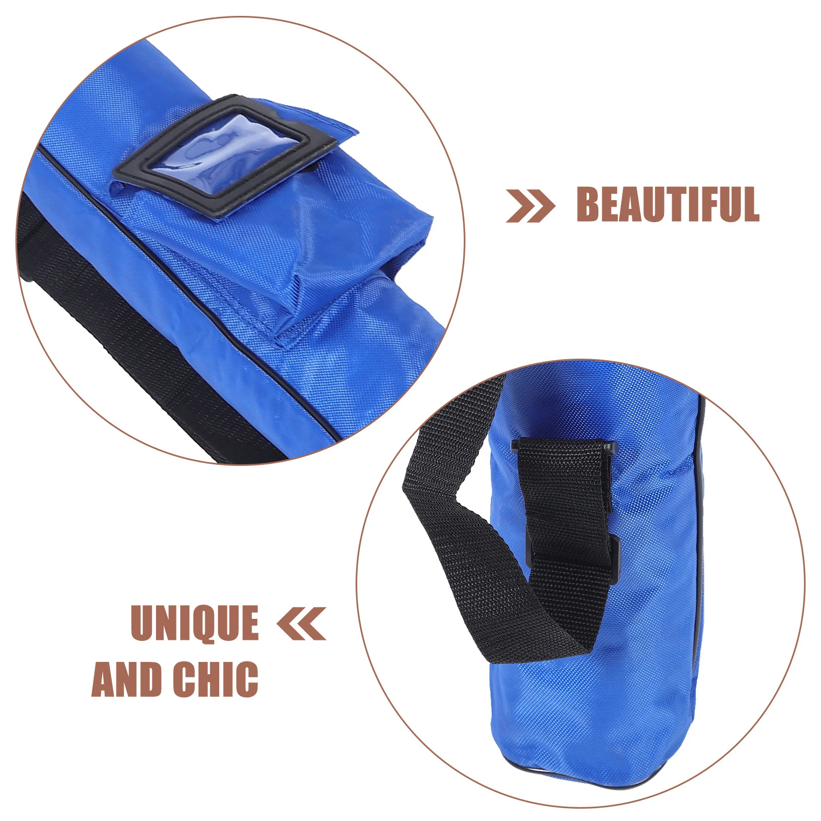 1pcs Golf Club Bag Short Portable Nylon Wear-Resistant Single Shoulder Golfing Bag For Travel Outdoor Reusable Club Carrier