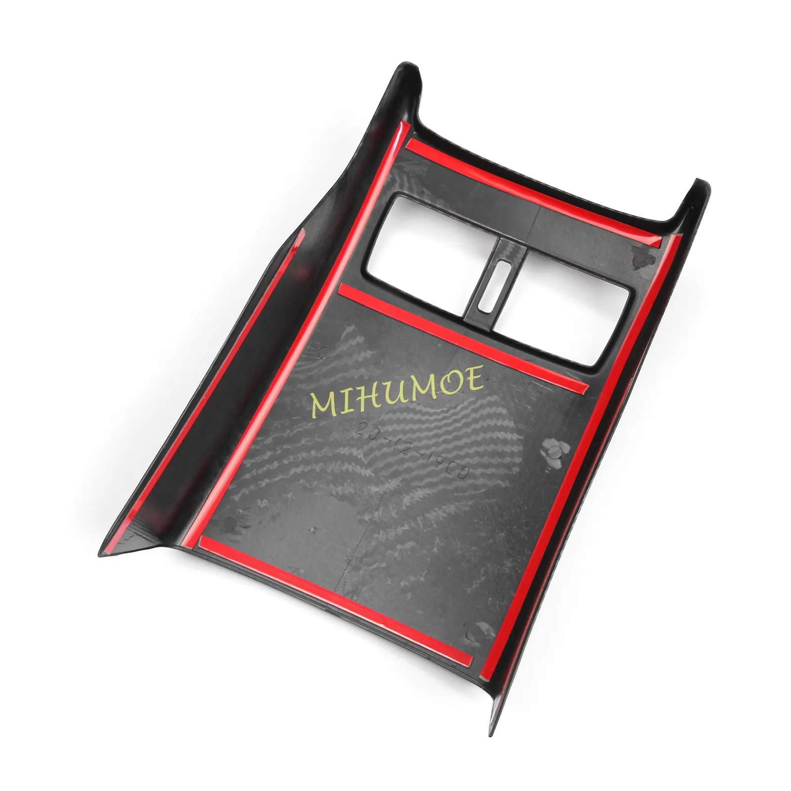 ألياف الكربون سيارة الخلفية فتحات الهواء منفذ غطاء لوحة الكسوة لمازدا CX30 CX-30 DM 2020 2021 2022 2023 2024 2025 #6