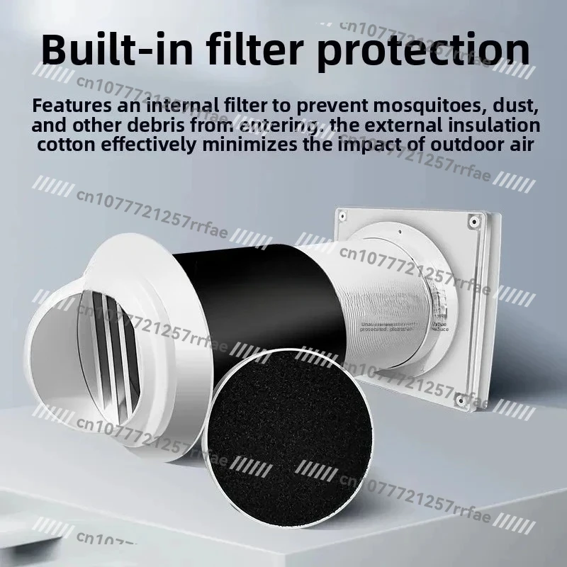 Suitable for  home heat exchanger ventilation bathroom accessories Wifi controlled single room with heat recovery ventilation