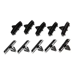 25 stks Auto Spatbord Panel Flare Clips, Rocker Molding Retainer Clip Fastener Nylon Klinknagel 68039280 -AA voor Jeep Wrangler JK 2007-2018