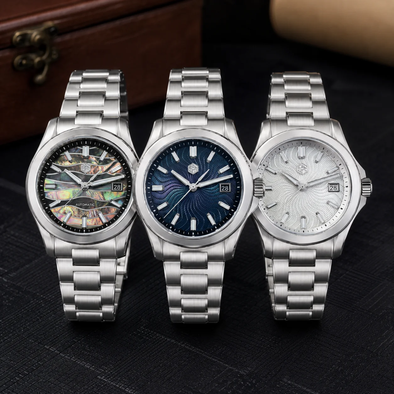 San Martin 2026 39mm Guilloche - Guilloché Dial Watch recension och pris
