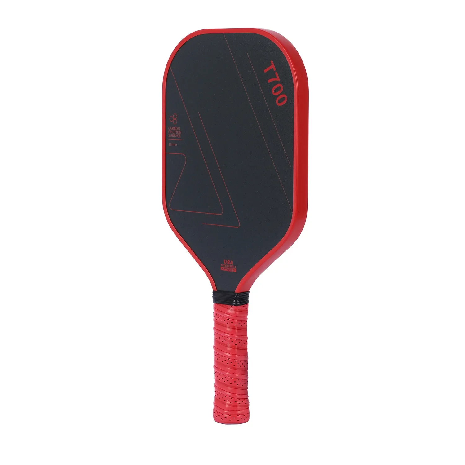 T700 Carbon Fiber Pickleball Paddle Carbon Friction Surface 16mm Polymer Honeycomb Core Enhanced Power&Spin&Control Dropship