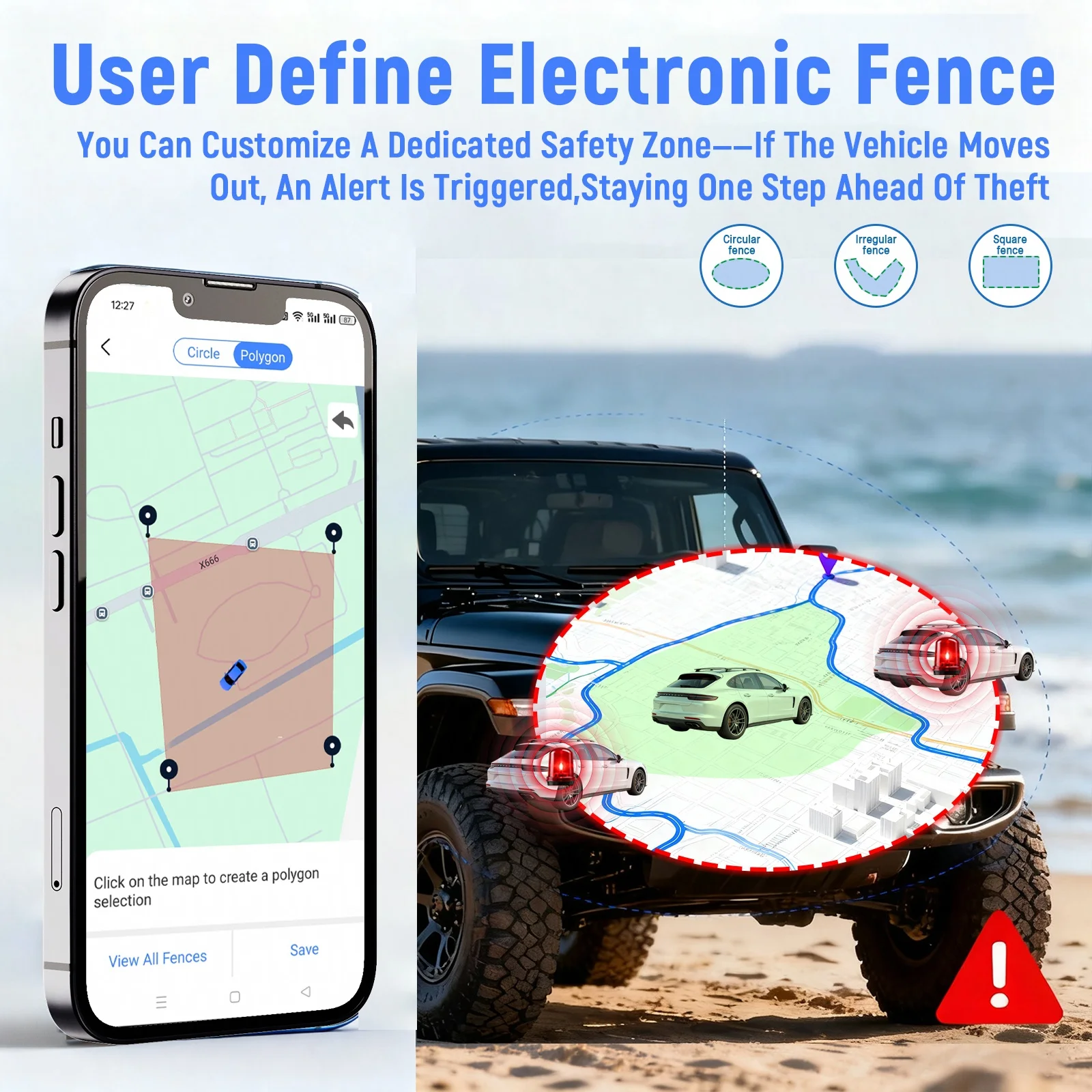 4G LTE GPS Car Tracker Anti-Theft Device, 7500mAh Long Standby, IP67 Magnetic, Real-Time Tracking, Subscription Required