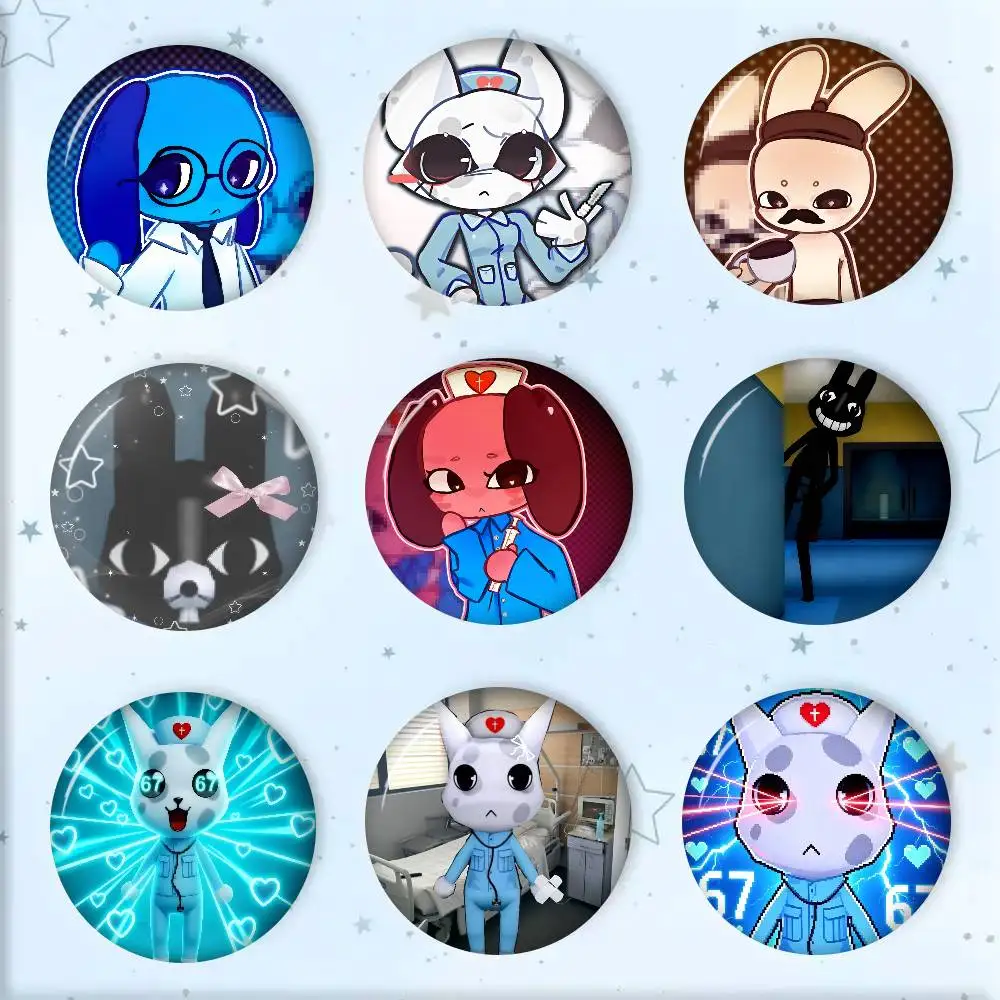 Animal hospital Game   Anime Creative Tinplate Soft Button Pins Animal Icon Brooch Lapel Backpack Badge Accessories Pin