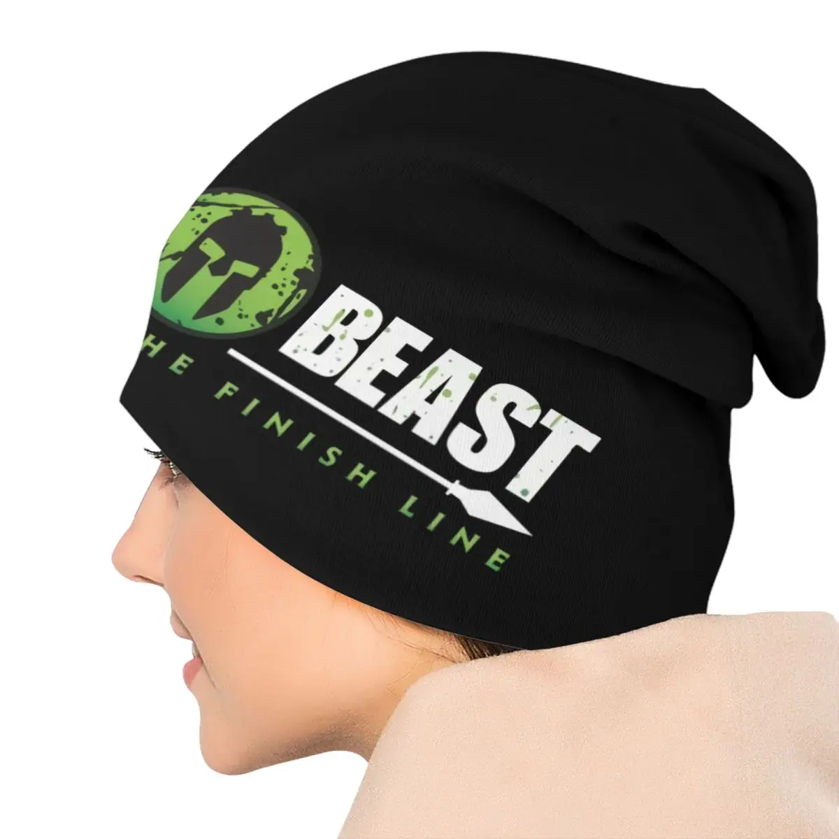 Custom Sparta Spirit Spartan Race Skullies Beanies Caps Fashion Winter Warm Men Women Knit Hat Adult Unisex Bonnet Hats