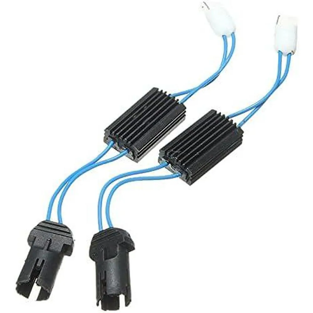 Fit for various car, bike, and truck models 501 194 2pcs LED T10.W5W DC 12V Error Free Decoder Resistor Canceller