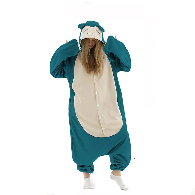 أزياء Kigurumi النسائية للهالوين أزياء تنكرية لجميع القديسين من الصوف لكامل الجسم بيجاما عيد الميلاد للنساء أزياء الهالوين الأنيمي p