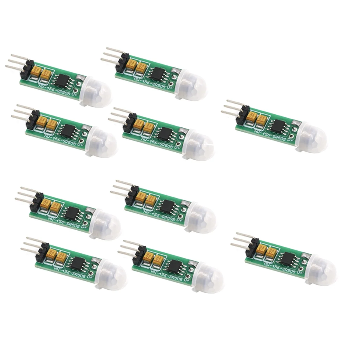 10PCS HC-SR505 Human Body Sensor Module Mini IR PIR Human Sensor Detector Module for Arduino